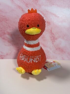 Red Plush Bowling Pin Duck Stuffed Animal